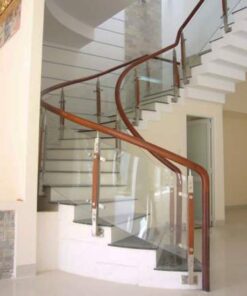 Cầu Thang Kính Cường Lực Uốn Cong
