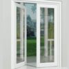 Cửa Đi 2 Cánh Mở Quay Nhựa Lõi Thép UPVC