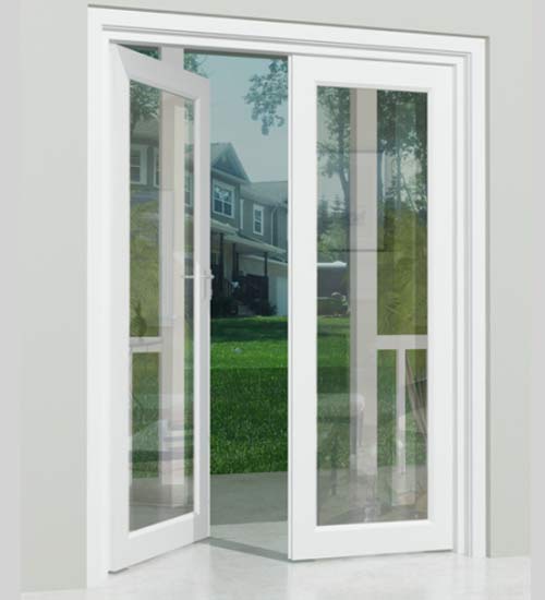 Cửa Đi 2 Cánh Mở Quay Nhựa Lõi Thép UPVC