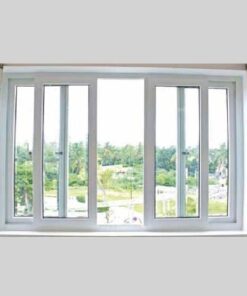 Cửa Sổ 4 Cánh Mở Trượt Nhựa Lõi Thép UPVC