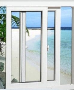 Cửa Sổ 2 Cánh Mở Trượt Nhựa Lõi Thép