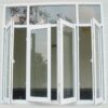 Cửa Sổ 4 Cánh Mở Quay Nhựa Lõi Thép