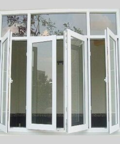 Cửa Sổ 4 Cánh Mở Quay Nhựa Lõi Thép