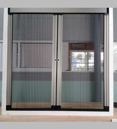 cửa lưới chống muỗi 2 cánh mở lùa cho cửa sổ