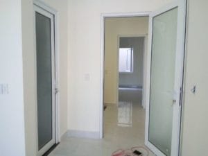 cửa nhựa lõi thép 1 cánh cửa đi, cửa thông phòng
