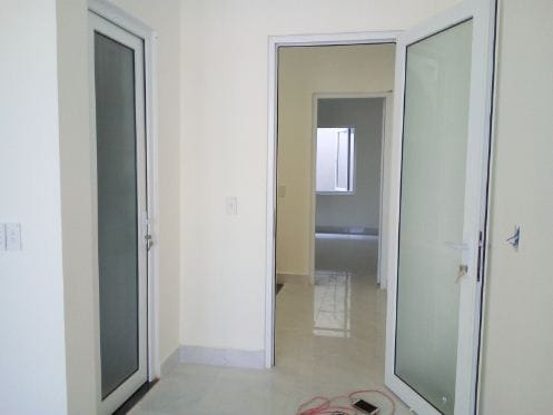 cửa nhựa lõi thép 1 cánh cửa đi, cửa thông phòng