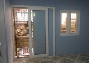 cửa nhựa lõi thép 1 cánh mở trượt cửa đi